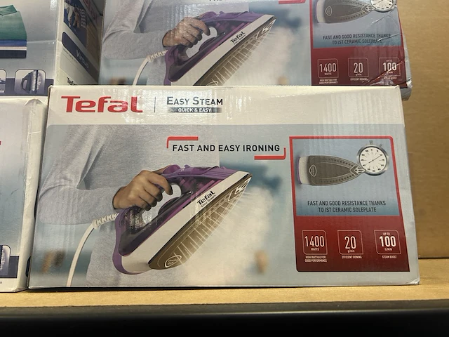 5x (stoom)strijkijzer tefal - afbeelding 2 van  5