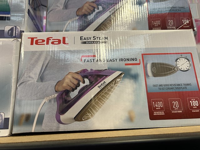 5x stoomstrijkijzer tefal - afbeelding 2 van  4