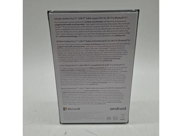 5x telefoon, microsoft, surface duo 2, 2021 - afbeelding 4 van  5