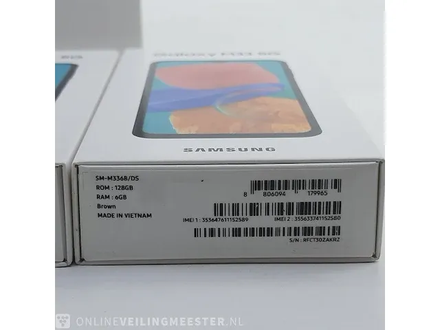 5x telefoon samsung, galaxy m33 5g sm-m336b 128gb - afbeelding 3 van  15