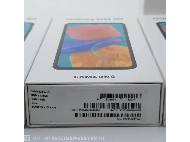 5x telefoon samsung, galaxy m33 5g sm-m336b 128gb - afbeelding 5 van  15