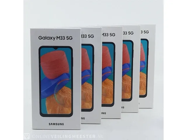 5x telefoon samsung, galaxy m33 5g sm-m336b 128gb - afbeelding 1 van  15