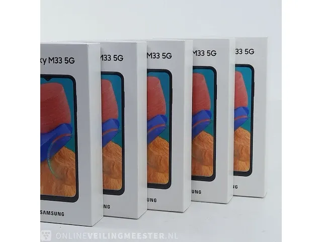5x telefoon samsung, galaxy m33 5g sm-m336b 128gb - afbeelding 8 van  15