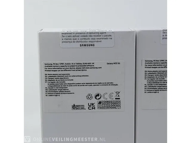 5x telefoon samsung, galaxy m33 5g sm-m336b 128gb - afbeelding 12 van  15