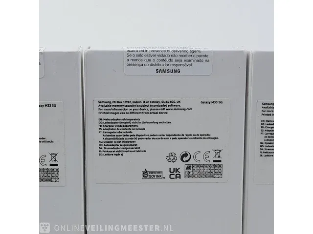 5x telefoon samsung, galaxy m33 5g sm-m336b 128gb - afbeelding 13 van  15