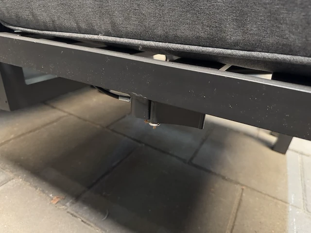 5x tuinstoel verstelbaar met kussens, antraciet - afbeelding 5 van  7