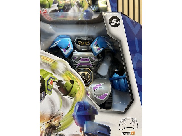 5x twee battle robots bestuurbaar silverlit, robo kombat tornado - afbeelding 3 van  6