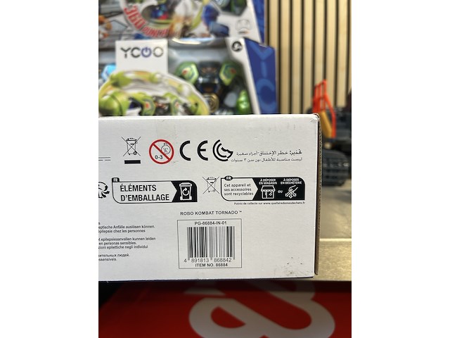 5x twee battle robots bestuurbaar silverlit, robo kombat tornado - afbeelding 6 van  6