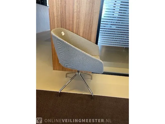 5x vergaderstoel roels, grijs - afbeelding 6 van  9