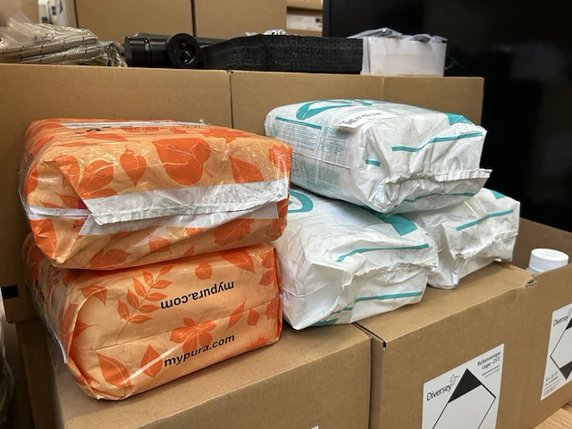 5x verpakking luiers pampers, pura - afbeelding 4 van  5