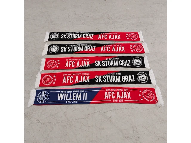 5x voetbalsjaal, afc ajax - afbeelding 1 van  8
