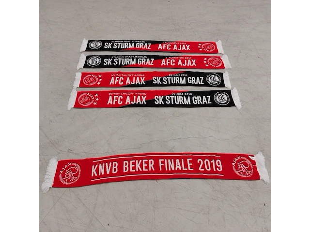 5x voetbalsjaal, afc ajax - afbeelding 8 van  8