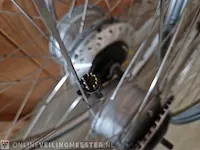 5x voorwiel met motor gazelle, zilver - afbeelding 4 van  7