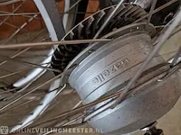 5x voorwiel met motor gazelle, zilver - afbeelding 5 van  7