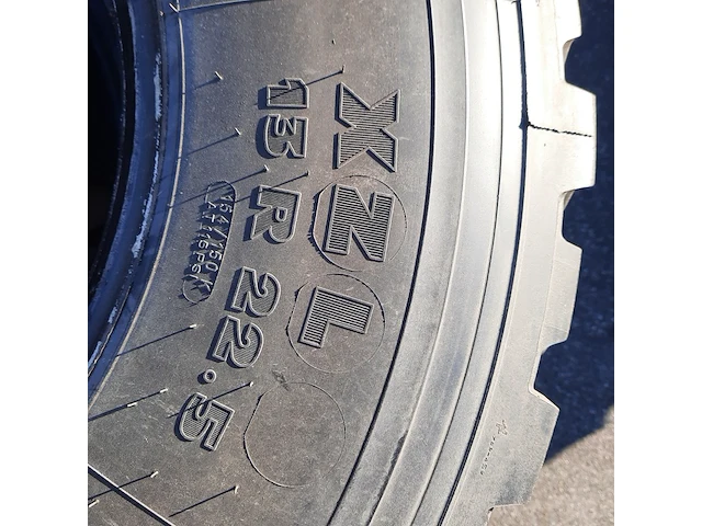 5x vrachtwagenband michelin, xzl - afbeelding 4 van  9