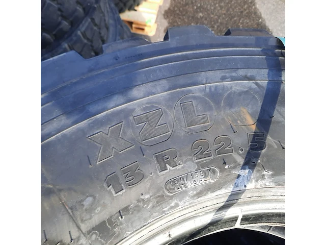 5x vrachtwagenband, michelin, xzl - afbeelding 4 van  9