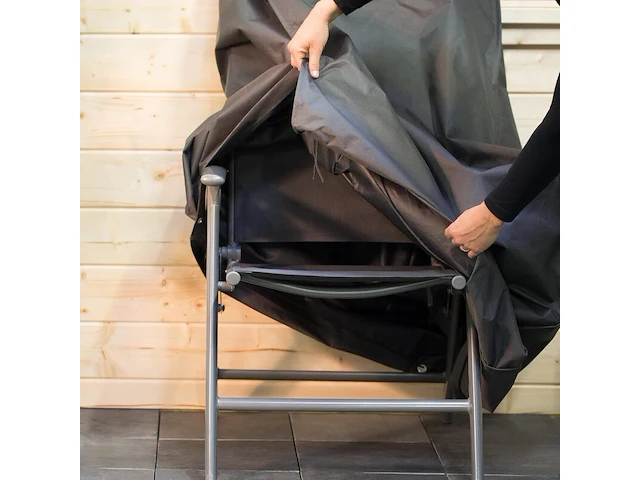 5x waterdichte hoes voor (stapelbare) tuinstoelen ultranatura - afbeelding 2 van  4