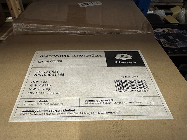 5x waterdichte hoes voor (stapelbare) tuinstoelen ultranatura - afbeelding 4 van  4