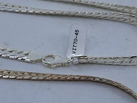 5x zilveren ketting en 1x armband - afbeelding 2 van  14