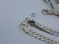 5x zilveren ketting en 1x armband - afbeelding 4 van  14