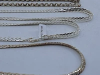 5x zilveren ketting en 1x armband - afbeelding 14 van  14