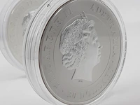 5x zilveren munt elizabeth ii, o.a australian kookaburra / australian koala - afbeelding 6 van  15