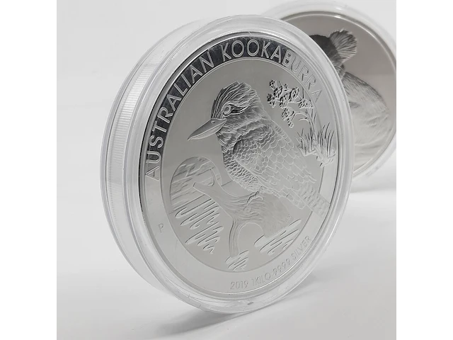 5x zilveren munt elizabeth ii, o.a australian kookaburra / australian koala - afbeelding 14 van  15