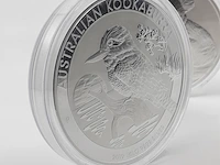 5x zilveren munt elizabeth ii, o.a australian kookaburra / australian koala - afbeelding 14 van  15