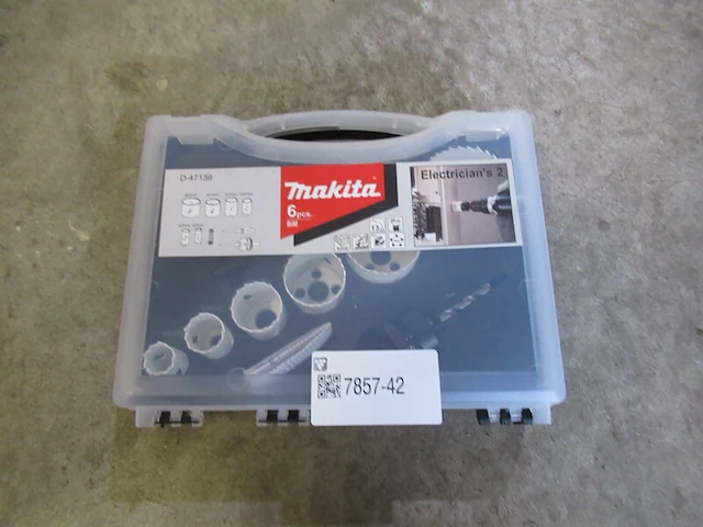 6-delig gatborenset makita, d47839 - afbeelding 3 van  3