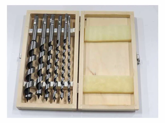 6-delige - 6 -delig - 6-delige spiraal/slangborenset - 230mm lang (3x) - afbeelding 1 van  3