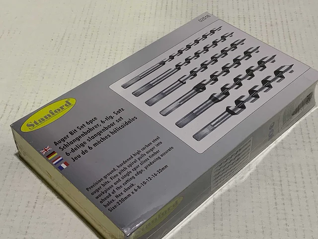 6-delige - 6 -delig - 6-delige spiraal/slangborenset - 230mm lang (3x) - afbeelding 3 van  3