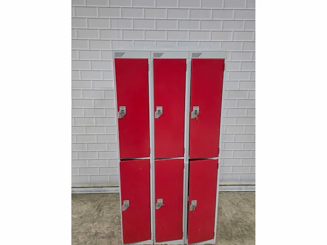 6-delige lockerkast met muntinworp - afbeelding 2 van  6