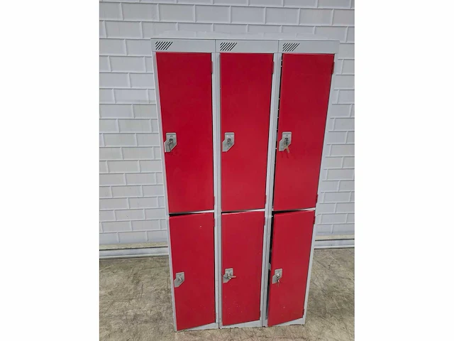 6-delige lockerkast met muntinworp - afbeelding 3 van  6