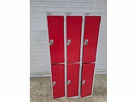 6-delige lockerkast met muntinworp - afbeelding 3 van  6