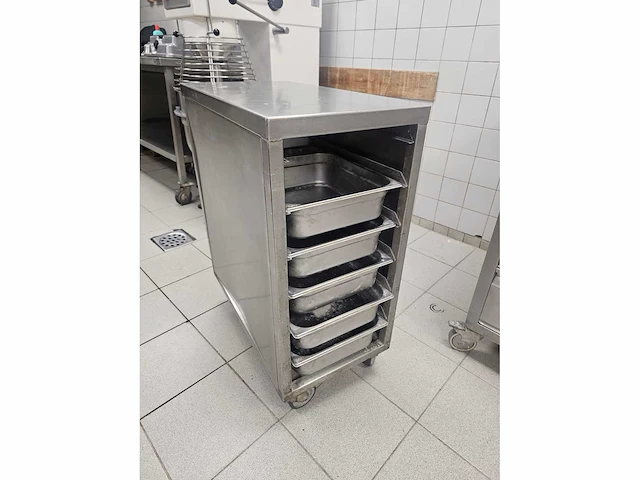 6-delige rvs grondstoffenwagen - afbeelding 5 van  5