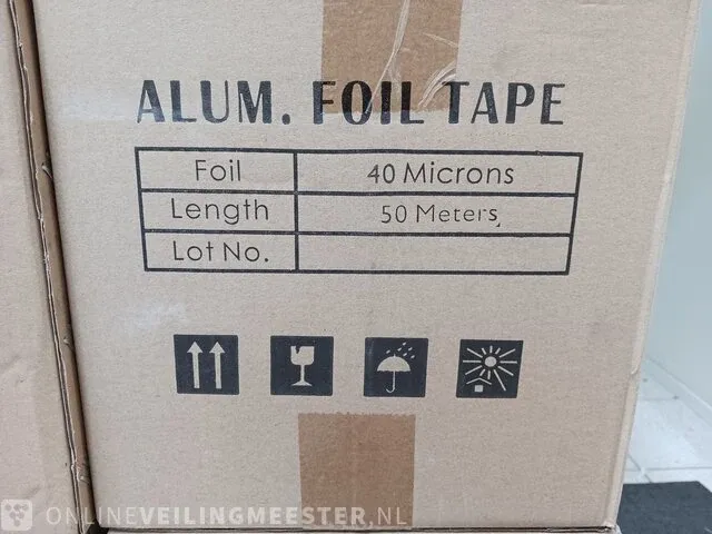 6 doos a 16 rol aluminiumfolie tape - afbeelding 5 van  5