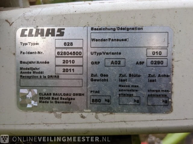 6 element schudder claas, volto 670 , bouwjaar 2011 - afbeelding 20 van  23