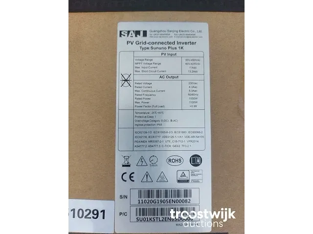 6 full black renesola jc195s-24 zonnepanelen en 1 saj sununo-plus1k omvormer (1-fase) - afbeelding 7 van  7