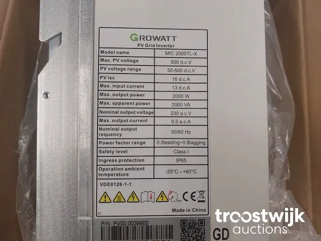 6 full black ulica solar ul-330 zonnepanelen en 1 growatt mic-2000 tl-x omvormer (1-fase) - afbeelding 7 van  7