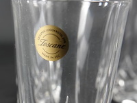 6 italiaanse toscane krisallen longdrink glazen - afbeelding 4 van  5