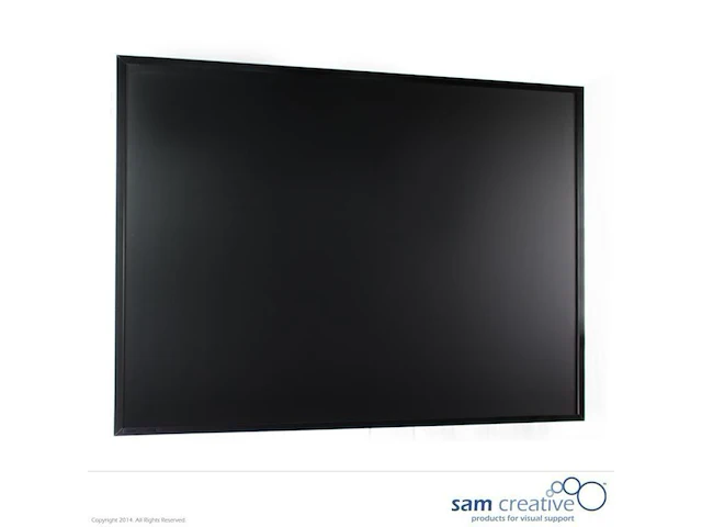6 krijtbord magnetisch zwarte lijst 90x120 cm sam creative, possi090120 - afbeelding 1 van  4