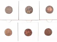 6 munten koningin wilhelmina 1892-1916 - afbeelding 2 van  2
