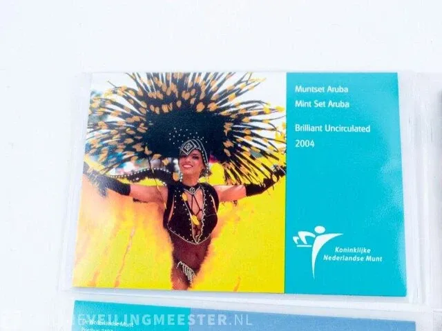 6 muntsets aruba en nederland , 1980-2004 - afbeelding 3 van  10