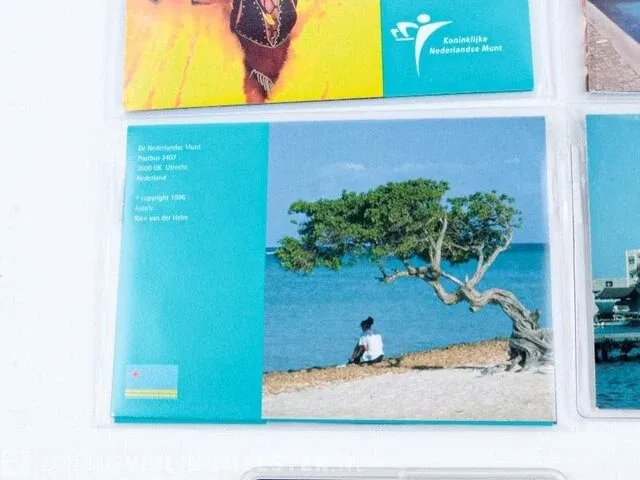 6 muntsets aruba en nederland , 1980-2004 - afbeelding 5 van  10