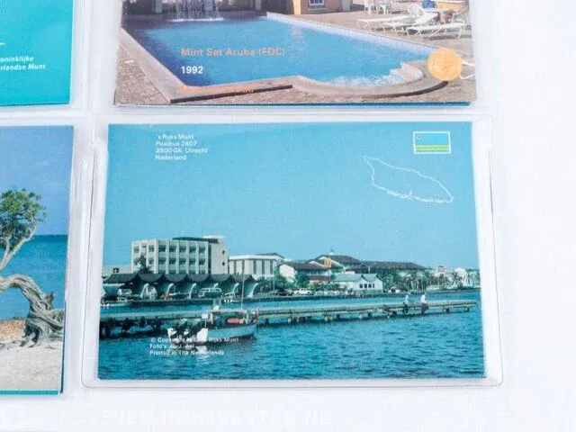 6 muntsets aruba en nederland , 1980-2004 - afbeelding 6 van  10