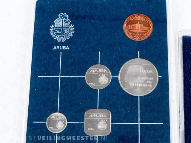 6 muntsets aruba en nederland , 1980-2004 - afbeelding 9 van  10