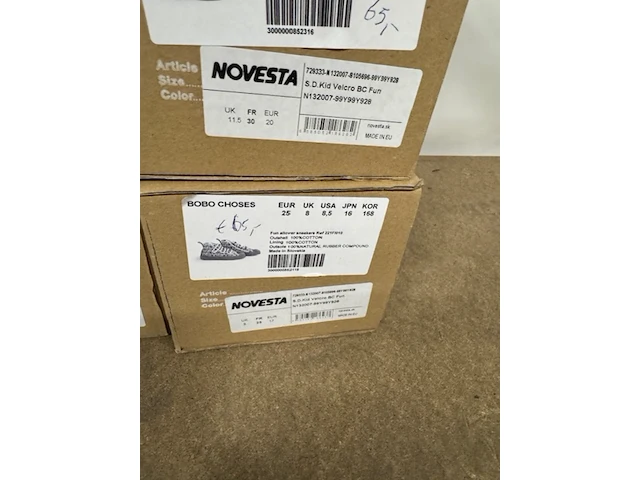 6 paar kinderschoenen movesta&bobo chooses - afbeelding 18 van  22