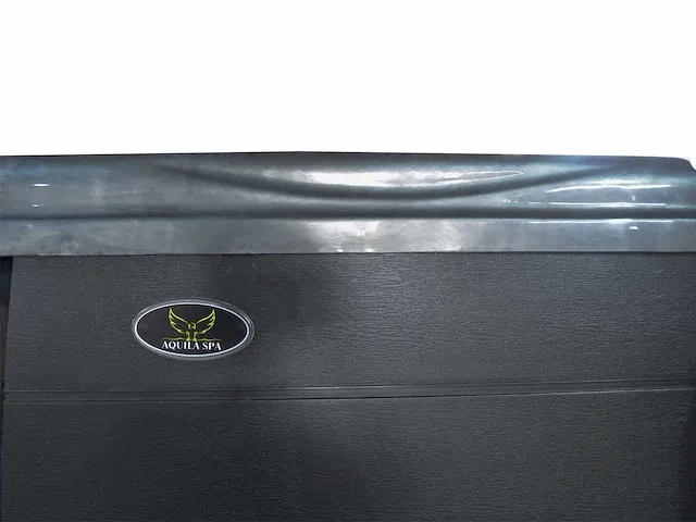 6 persoons outdoor spa 230x230cm - zwart / zwarte zijkant - incl. wifi - afbeelding 6 van  18