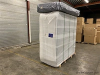 6 persoons outdoor spa met waterjets 230x230cm - bruin / zwarte zijkant incl. wifi - afbeelding 17 van  22