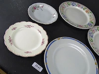 6 porseleinen borden - afbeelding 2 van  5